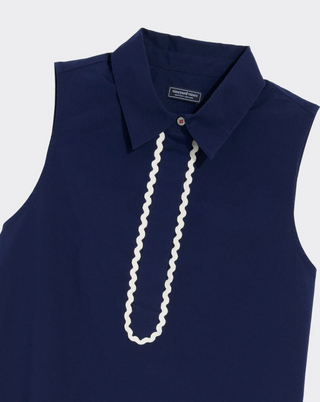 Pippa Dress - Nautical Navy