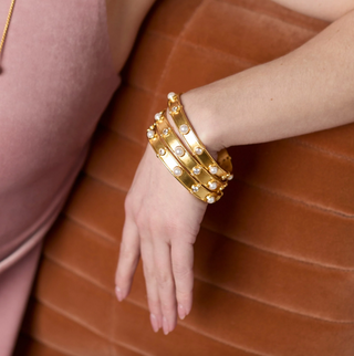 Tribeca Bangle - Pearl