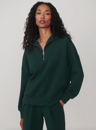 Hawley Half Zip Sweater - Ponderosa Pine