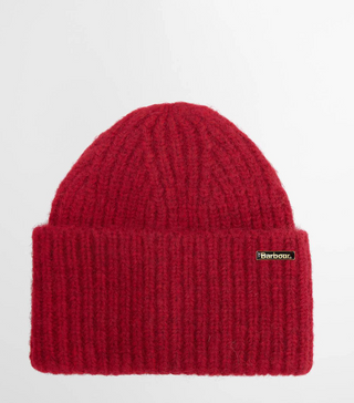 Barbour Meryl Beanie Hat - Cranberry