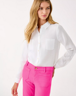 Sea View Button Down - Resort White