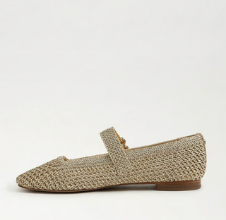 Michaela Mary Jane Flat - Amber Gold