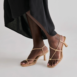 Mylee Heels - Light Tan Leather