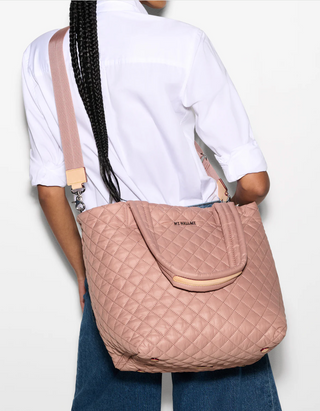 Medium Metro Tote Deluxe - Dusty Rose