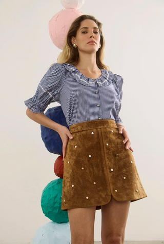 Dottie Skirt - Saddle