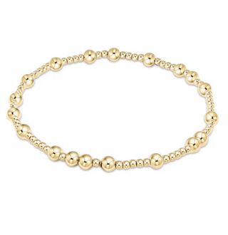 Hope Unwritten 4mm Bead Bracelet - Gold