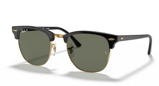 0RB3016 Clubmaster - Black On Gold