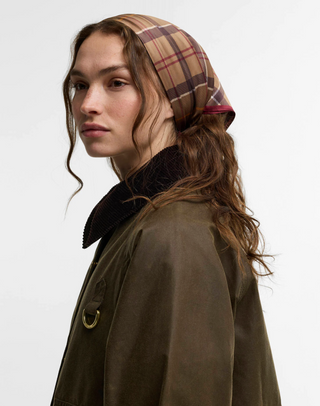 Kinsale Tartan Head Scarf - Muted Tartan