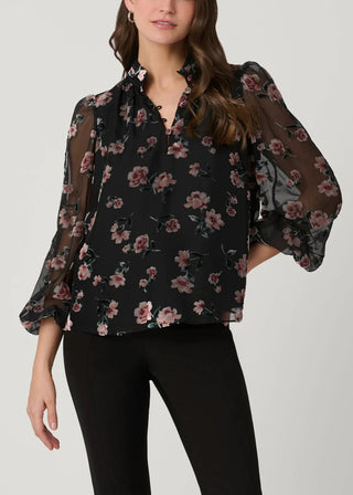 Jonie Top - Jet Mauve Multi