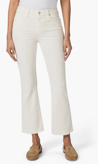 Mason Crop Boot w/ Raw Hem - Cream Cloud