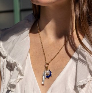 Fortuna Mother of Pearl Charm