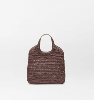 Mini Crochet Georgica Tote-Brown Crochet