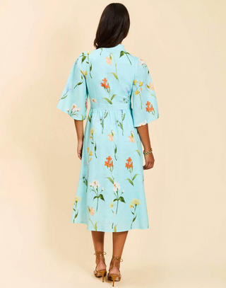 Carmen Midi Dress - Garden Waltz