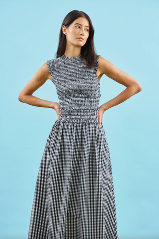 Louise Dress - Black & White