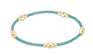 Hope Purpose Gold Bracelet - Sea Glass