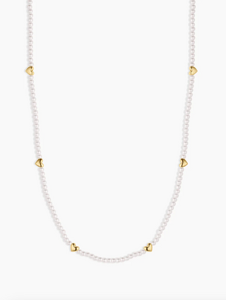 Amour Pearl Necklace - Gold