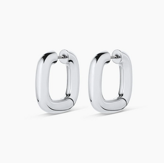 Charlie Hoops - Silver