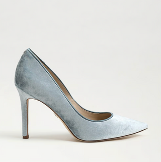 Hazel Pointed Toe Pump - Azure Blue