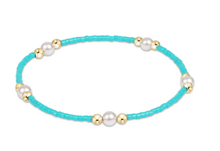 Hope Purpose Pearl Bracelet - Turquoise