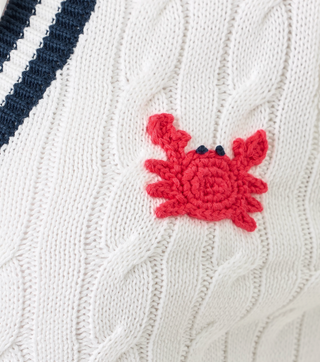 Brockton Sweater - Resort White Crab Crochet