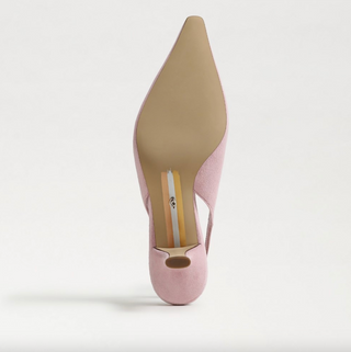 Bianka Slingback Pump - Primrose Pink Suede