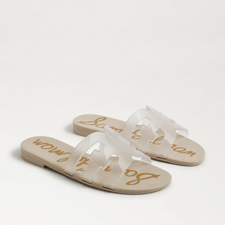 Bay Jelly Slide Sandal - Clear Sand Jelly