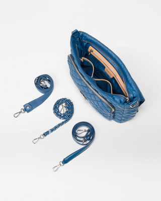 Large Crosby Lock Crossbody - French Blue
