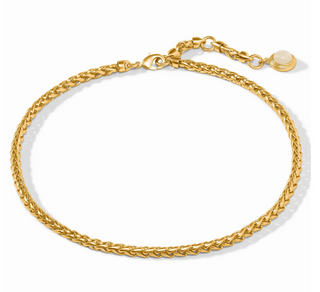 Cobblestone Link Necklace - Gold