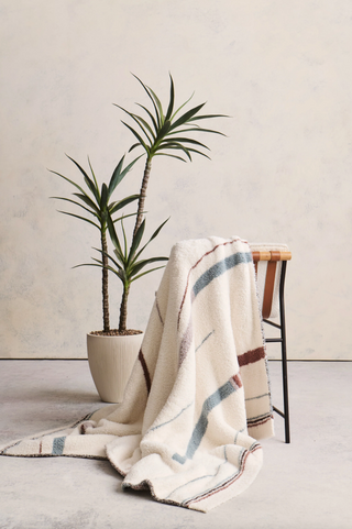 Vista Stripe Throw - Cream Multi