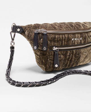 Velvet Small Crosby Crossbody Sling - Pecan Brown