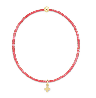 Hope Classic Sherbert Bracelet - Signature Cross Small Gold Charm