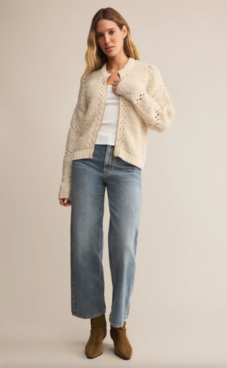 Sundance Sweater Jacket - Crystal