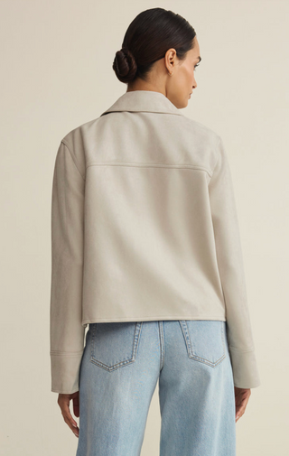 Dillon Suede Jacket - Crystal