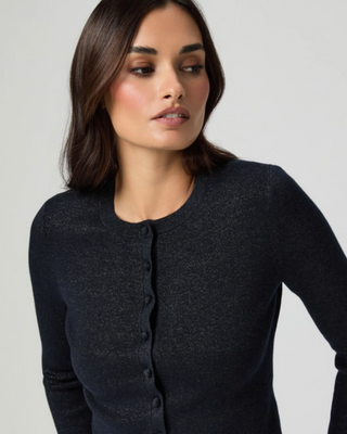 Anzu Cardigan - Navy Multi Stripe