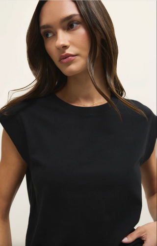 Camino Jersey Top - True Black