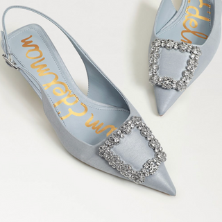 Kaitlyn Heels - Cape Blue Silk