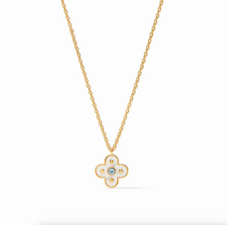 Colette Delicate Necklace-Chalcedony Blue-OS