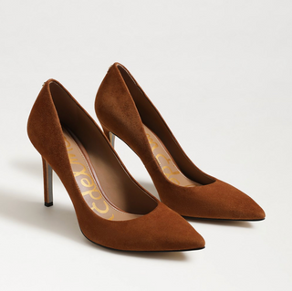 Hazel Pointed Toe Pump - Frontier Brown Suede