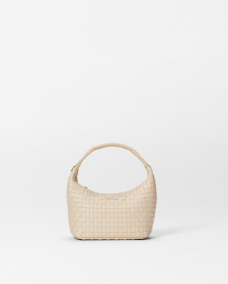 Mini Woven Hobo - Buff