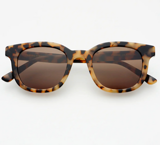 Jasper Acetate Unisex Sunglasses - Milky Tortoise