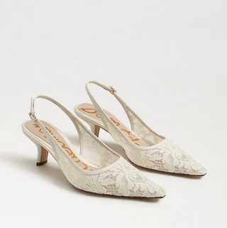 Bianka Slingback Pump - Mesh Modern Ivory