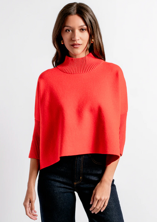 Aja Sweater - Orange Flame