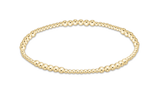 blissful gold 3mm bracelet