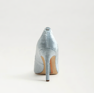 Hazel Pointed Toe Pump - Azure Blue