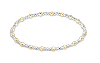 sincerity mixed metal 3mm bracelet