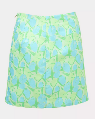 Keis Mini Skirt - Capri Blue / Tulip Tango