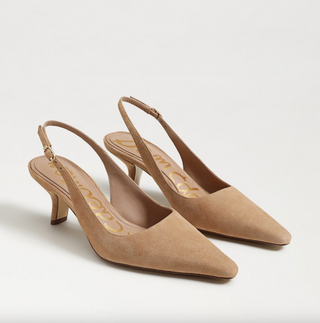 Bianka Slingback Pump - Cyprus Tan Suede