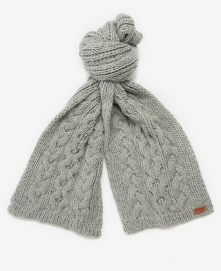 Barbour Penshaw Beanie & Scarf - Grey