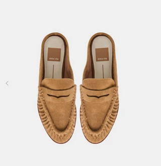 Betzy Mule - Light Brown Suede