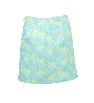 Keis Mini Skirt - Capri Blue / Tulip Tango
